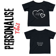 Personalised Infant Fine Jersey Tee