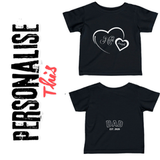 Personalised Infant Fine Jersey Tee