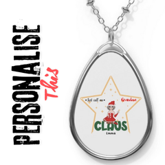 Personalised Oval Necklace