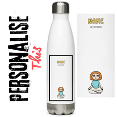 Personalised Stainless Steel Water Bottle