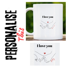 Personalised White Glossy Mug