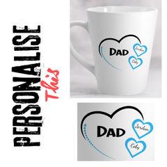Personalised Latte Mug