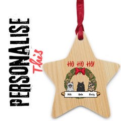 Personalised Wooden Ornaments