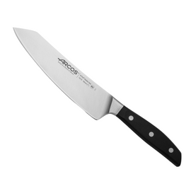 Arcos Natura 190mm Santoku Knife with NITRUM® Stainless Steel Blade and Rosewood Handle for Versatility and Precision Chopping
