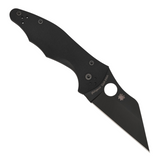 SPYDERCO YOJIMBO 2, a compact Pocket Knife with a 3.25-inch black DLC-coated CPM S30V stainless Wharncliffe blade and black G10 handle.
