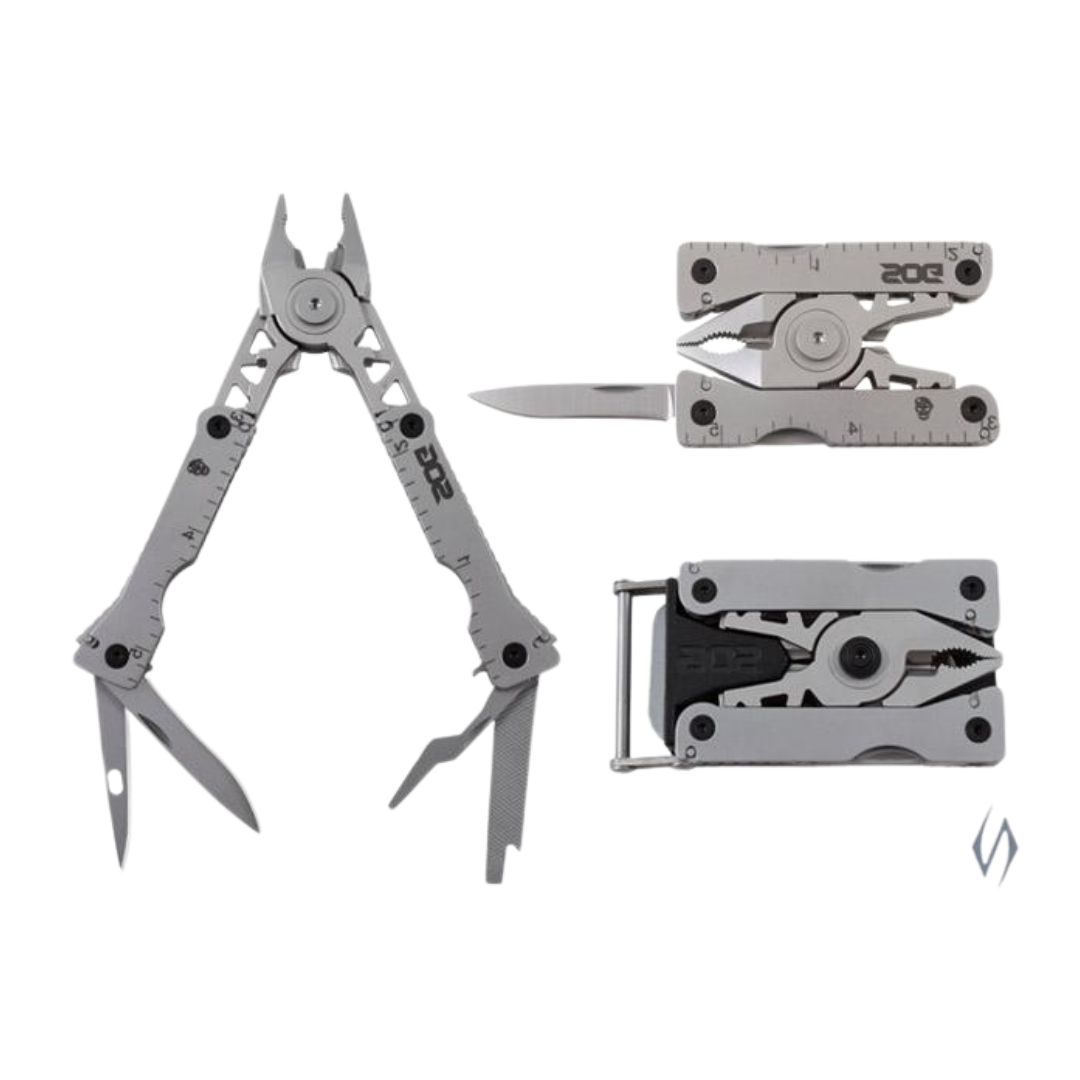 OD Green Sog Pentagon XR Lock Folding Pocket Knife