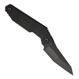 QUARTERMASTER MR STRICKLAND LIMO TINT Pocket Knife. 4-inch Limo Tint Finish CPM-154 Stainless Steel Tanto Blade. Limo Tint 6Al-4V Titanium Handle. Pocket Clip.