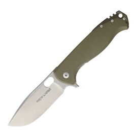 Green G-10 handle VIPER FORTIS pocket knife with stonewash blade