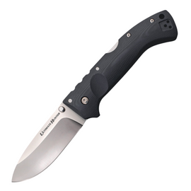 Black G10 handle Cold Steel Ultimate Hunter lockback pocket knife with satin finish blade