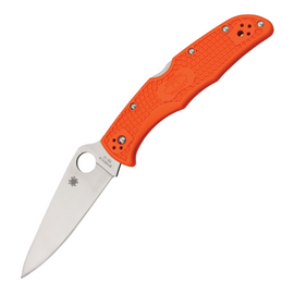 Orange handle SPYDERCO ENDURA 4 lockback pocket knife