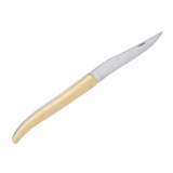  Laguiole En Aubrac Folding Pocket Knife (12cm) with Corkscrew - Solid Horn Handle