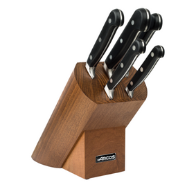 Arcos Opera 5-Piece Kitchen Knife Set. Featuring one-piece forged NITRUM stainless steel blades for exceptional sharpness and ergonomic POM handles, this professional-grade set tackles any kitchen challenge.