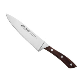 Arcos Natura 160mm Chef's Knife with NITRUM® Stainless Steel Blade and Rosewood Handle for Everyday Kitchen Tasks