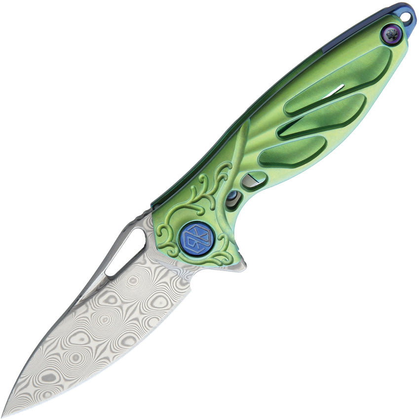 Rike Knife Hummingbird Framelock Grn