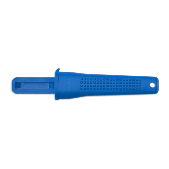 Victory Knives S8 utility scabbard blue plastic 202 handle knife holder 10cm drop point rabbiter