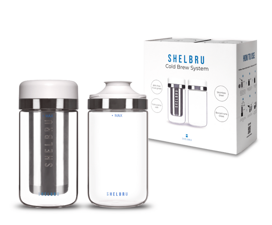 Shelbru Cold Brew System 2.0 CBS2.0 800ml Dual Filter with box