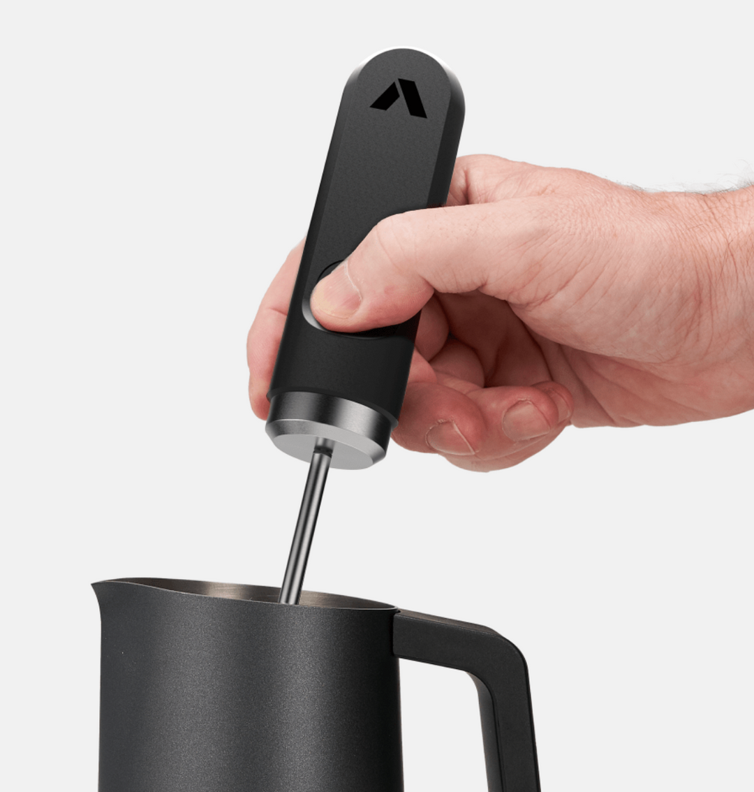 Subminimal NanoFoamer V2 Microfoam Black Stainless Steel Handheld Milk Frother