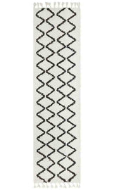 Saffron 11 White Runner by Rug Culture - 400X80CM - RUNNER