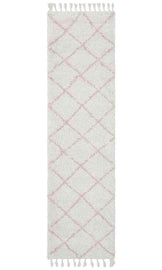 Saffron 22 Pink Runner by Rug Culture - 300X80CM - RUNNER