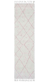 Saffron 44 Pink Runner by Rug Culture - 400X80CM - RUNNER