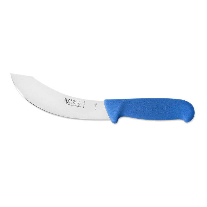 Victory Knives V210015200BA 15cm skinning knife blue ProGrip handle stainless steel meat processing