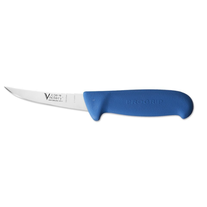 Victory 10cm flexible boning knife stainless steel blue Progrip handle