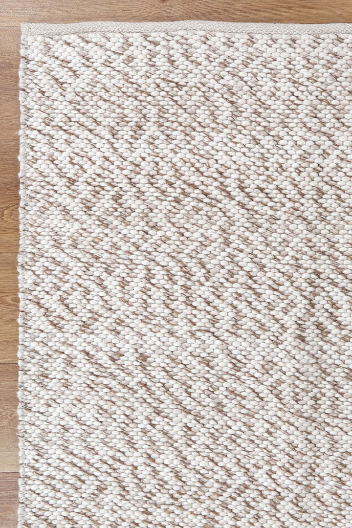 Tangier Beige Wool Rug 160x230