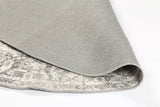 Vintage Crown Chilaz Grey Distressed Vintage Round Rug 180x180