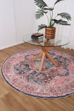 Vintage Crown Kendra Distressed Vintage Distressed Vintage Round Rug 240x240