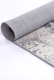 Vintage Crown Leopold Ash Ivory Distressed Vintage Rug 200x290