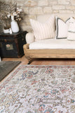 Vintage Crown Rudolph Ivory Multi Distressed Vintage Rug 200x290