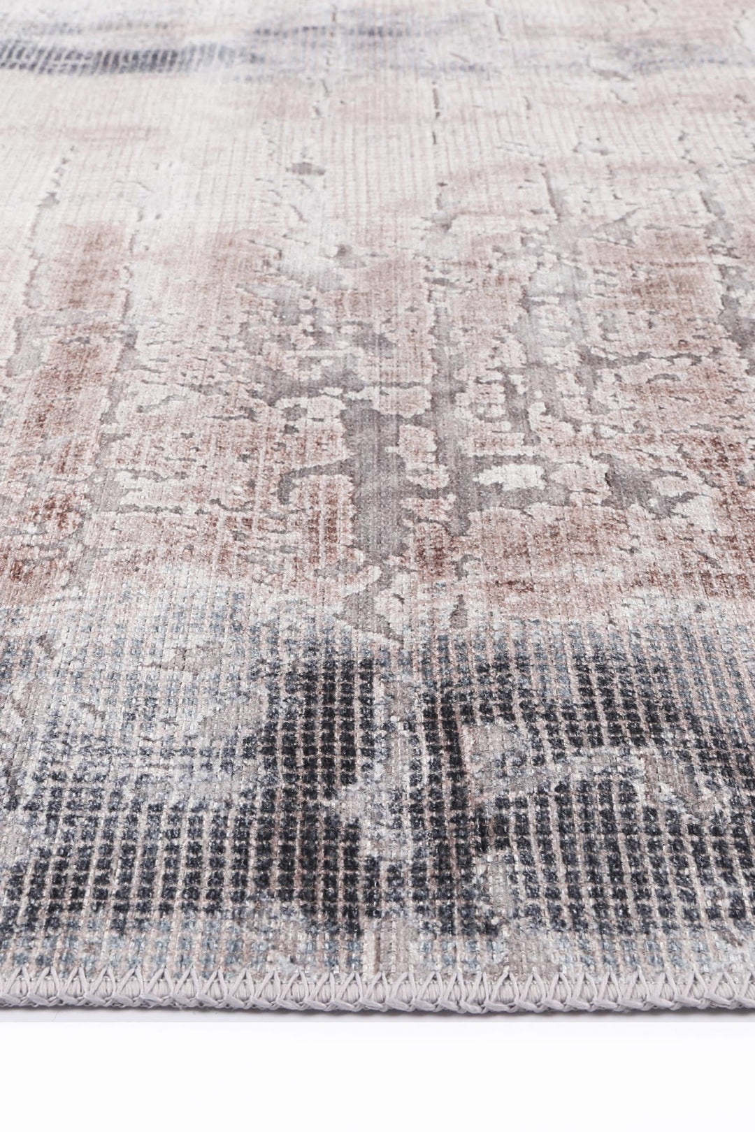 Vintage Crown Leopold Ash Ivory Distressed Vintage Rug 280x380