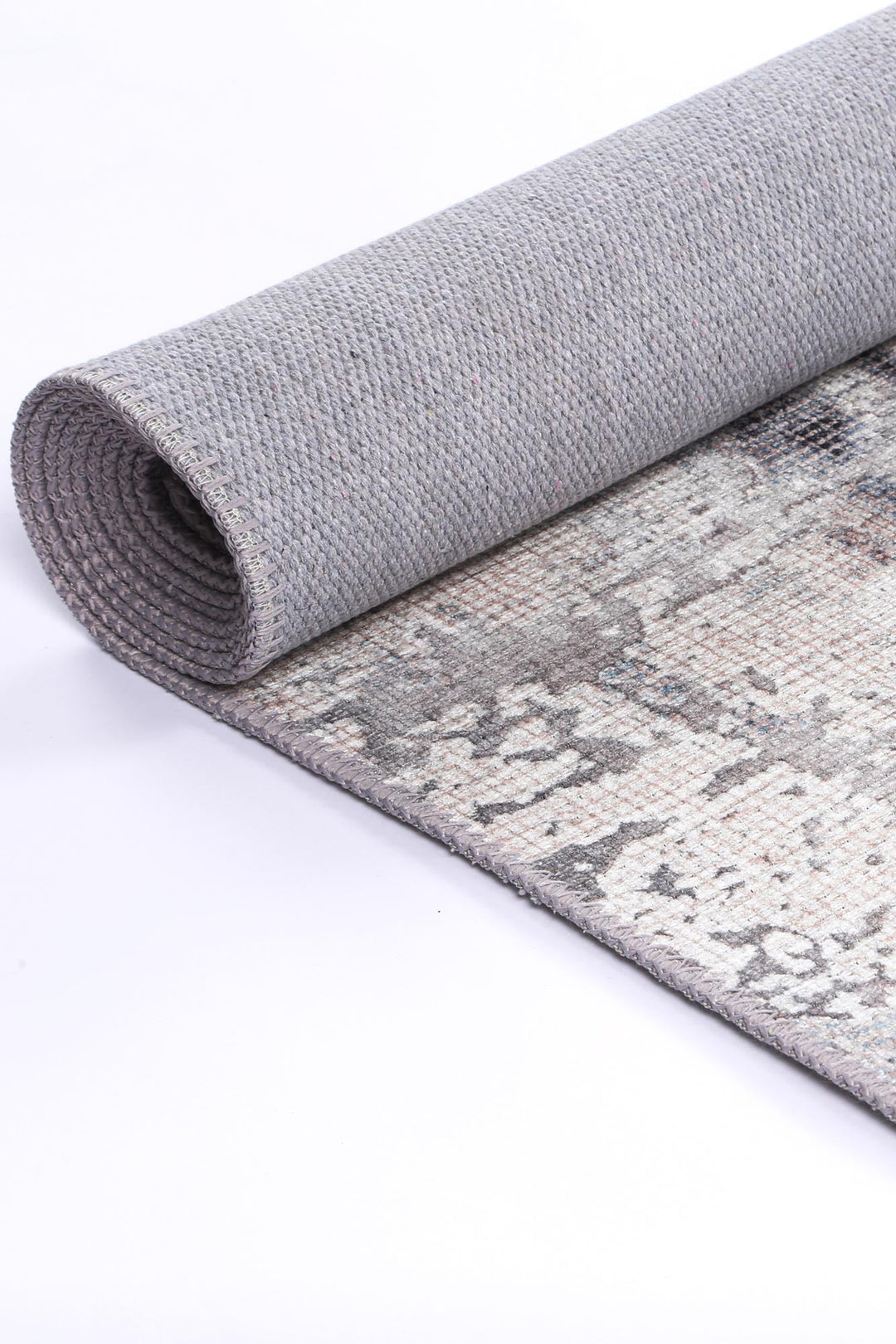 Vintage Crown Leopold Ash Ivory Distressed Vintage Rug 280x380