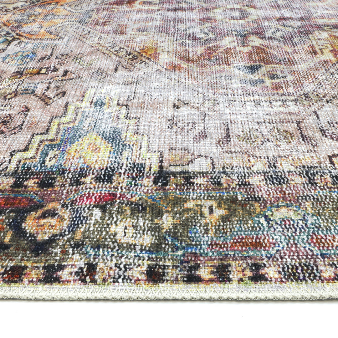 Vintage Crown Ernest Multi Distressed Vintage Rug 80x300