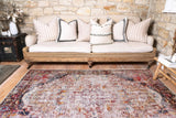 Vintage Crown Ernest Multi Distressed Vintage Rug 80x300