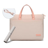 Ultra-thin Macbook Laptop Bag with Mouse Pad - Khaki & Gray 13.3-14 Inches