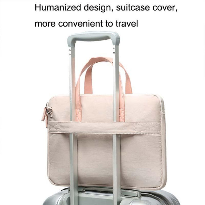 Ultra-thin Macbook Laptop Bag with Mouse Pad - Khaki & Gray 13.3-14 Inches