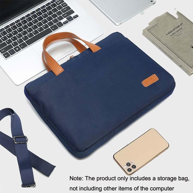 Ultra-thin Macbook Laptop Bag with Mouse Pad - Khaki & Gray 13.3-14 Inches