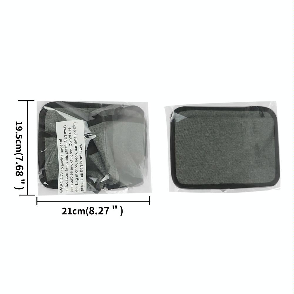 Portable Luggage Bag with Cup Holder - Gray