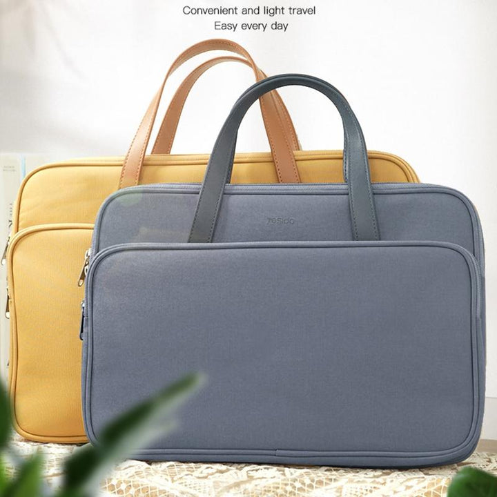 Waterproof Oxford Cloth Laptop Bag - 14 Inch - Yellow