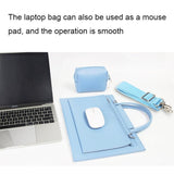 Waterproof Laptop Bag with Power Pack - 13 Inches Portable - Light Grey
