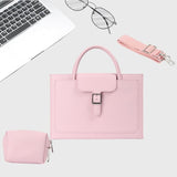 Waterproof Laptop Bag with Power Pack - 13 Inches Portable - Light Grey
