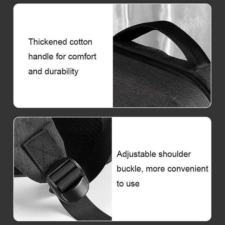 Spacious Laptop Bag for Professionals - Large Capacity - Deep Space Gray