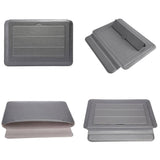 Multifunctional Laptop Bag Stand - Fits 13.3-14 Inches - Black - Gray