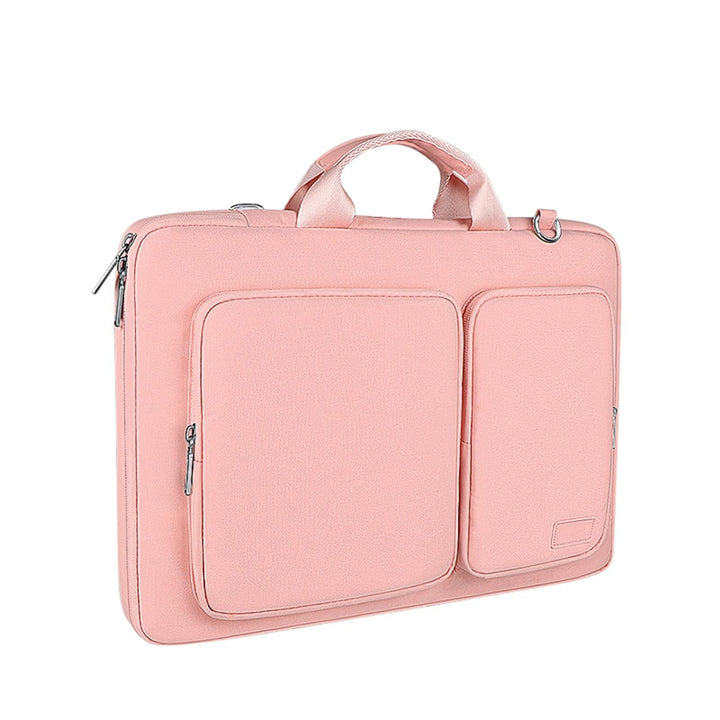 Thickened Polyester Laptop Bag - Fits 14.1-15.4 Inch Devices - Pink