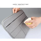 Portable Oxford Cloth Laptop Bag For 12 Macbook And Tablets - Black