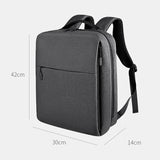 Spacious Laptop Bag for Professionals - Large Capacity - Elegant Gray