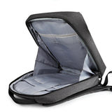 Spacious Laptop Bag for Professionals - Large Capacity - Elegant Gray