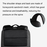 Spacious Laptop Bag for Professionals - Large Capacity - Elegant Gray