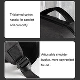 Spacious Laptop Bag for Professionals - Large Capacity - Elegant Gray